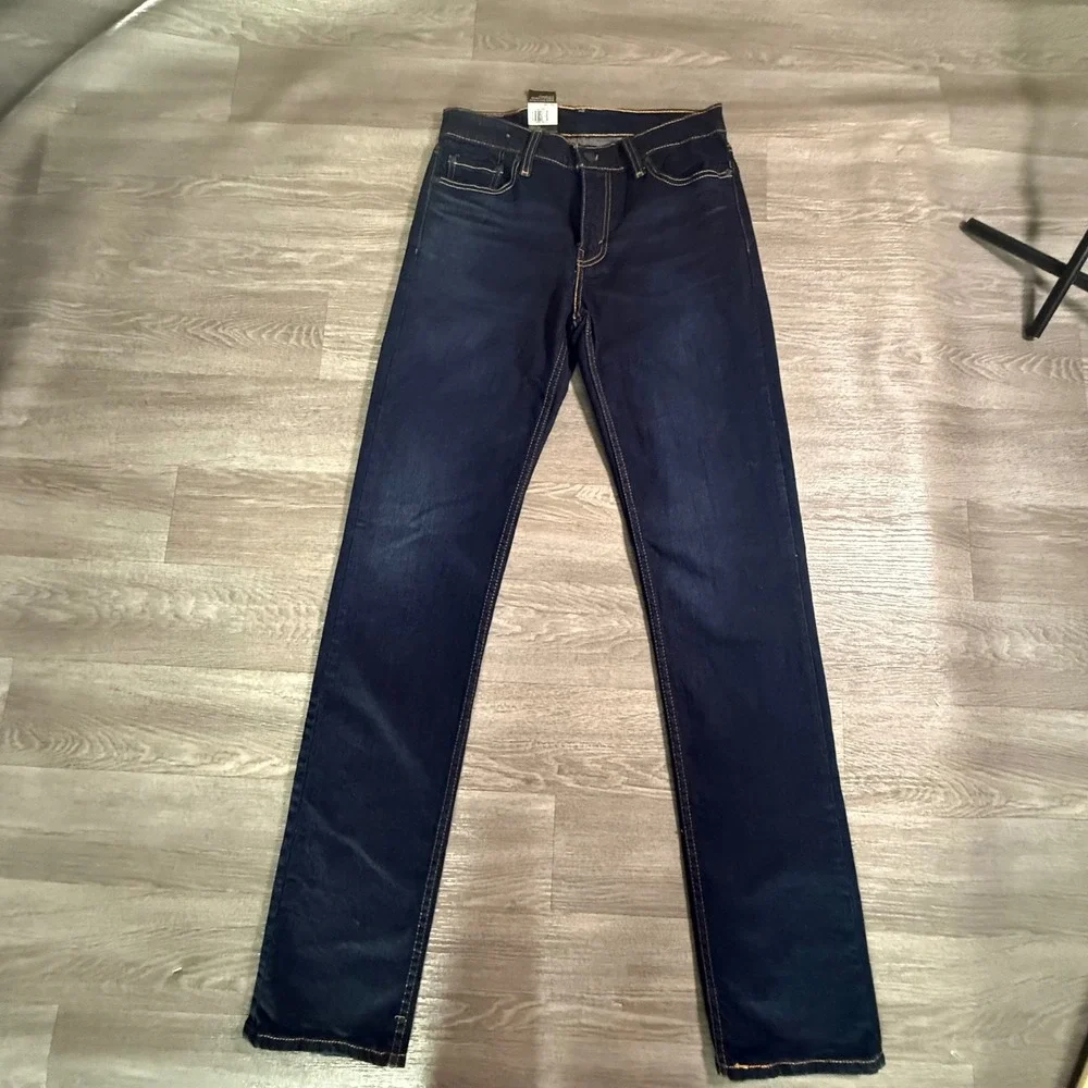 Levis 511 Slim Fit Jeans Mens 30x36 Dark Wash Indigo Stretch Denim NEW